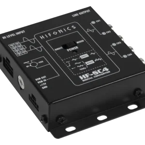 Schneller Versand HIFONICS 4 Kanal High to Low Level Konverter Autoradio HF-SC4 (mit EPS)