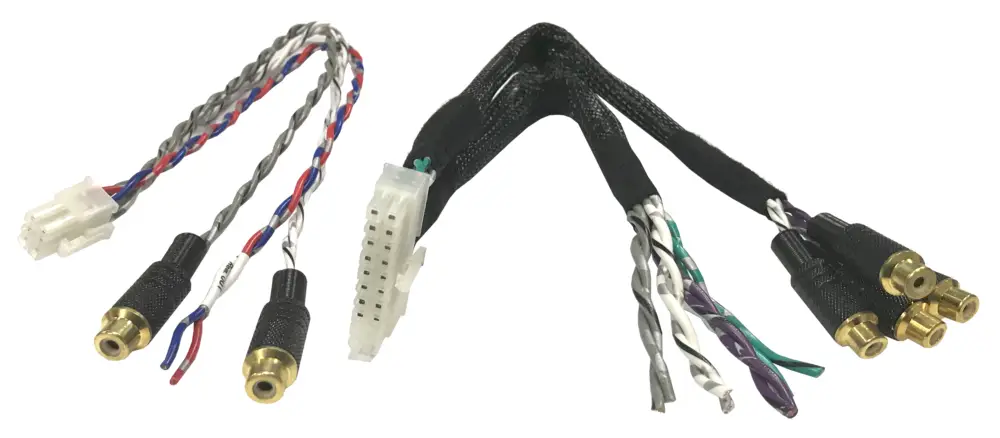Schneller Versand MUSWAY RCA 6 Kanal Adapterkabel mit offenen Kabelenden MPK-RCA6