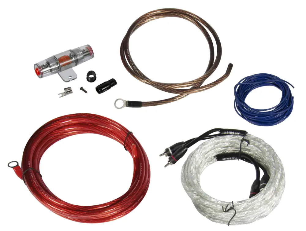 HIFONICS Kabelkit Verstärker Kabelkit bis 1000 Watt 10 mm² HFX10WK Top-Seller
