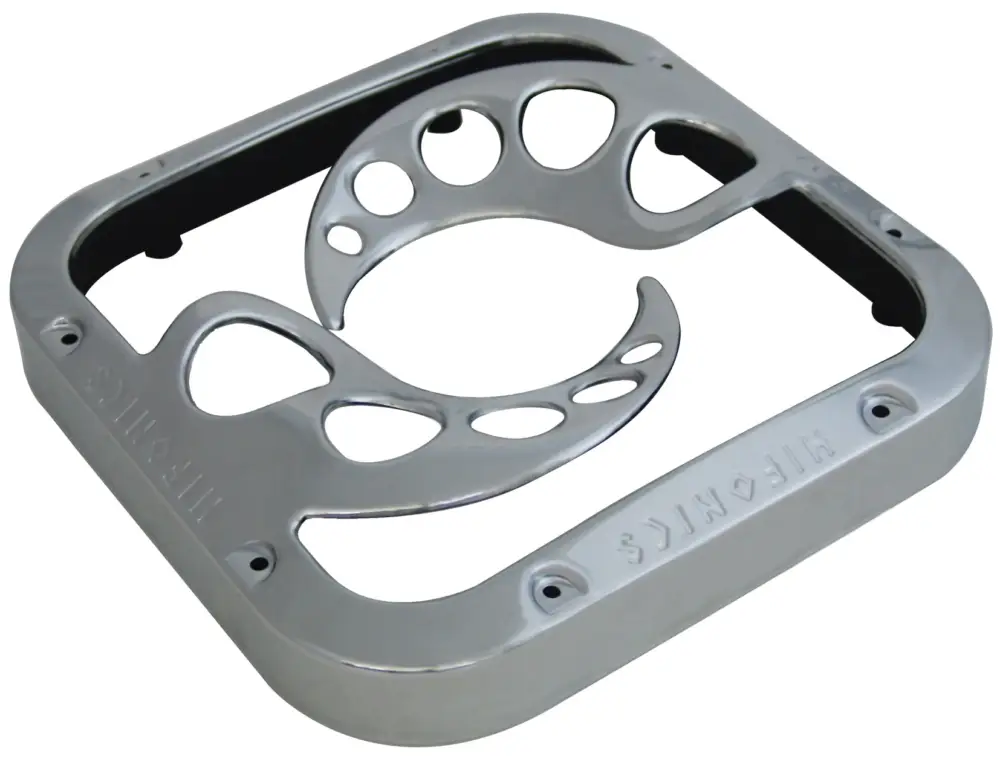 HIFONICS Subwoofergitter stabiles 12" Metallgitter quadratisch Must-Have