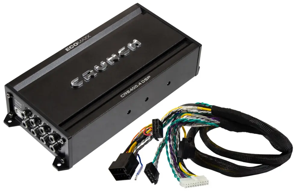 Wochenendangebot CRUNCH 4CH AMP mit 6CH DSP CRE400.4DSP-ISO 4-Kanal Verstärker KFZ Auto PKW