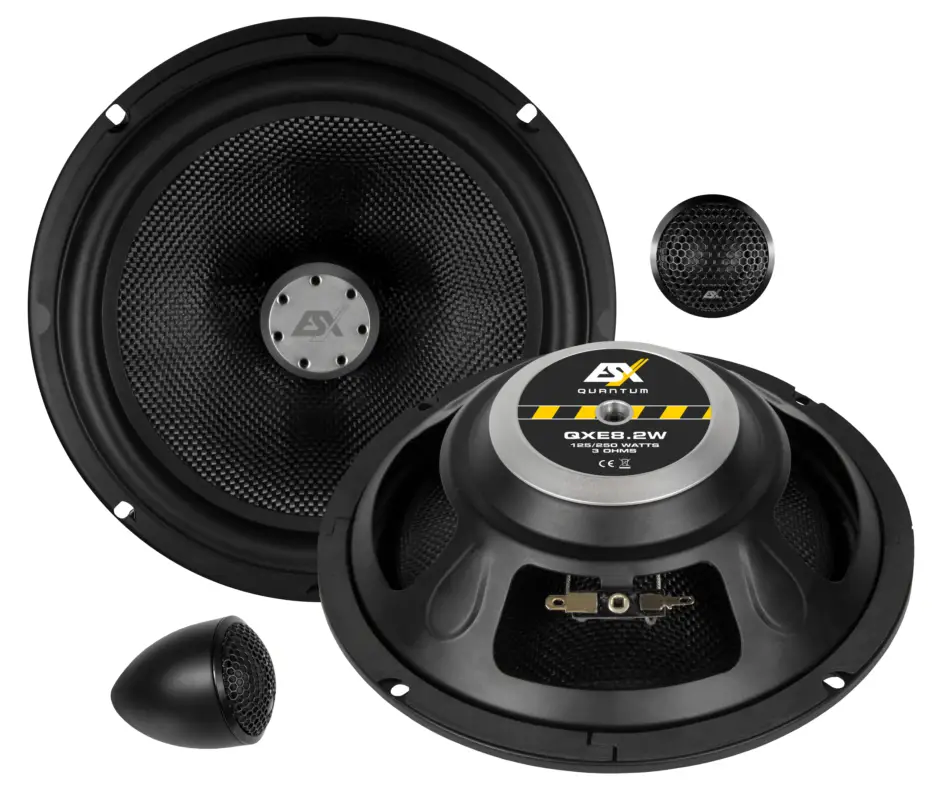 ESX QUANTUM 2-Wege Kompo Lautsprecher Auto Boxen Set 20 cm QXE-8.2C Letzte Chance