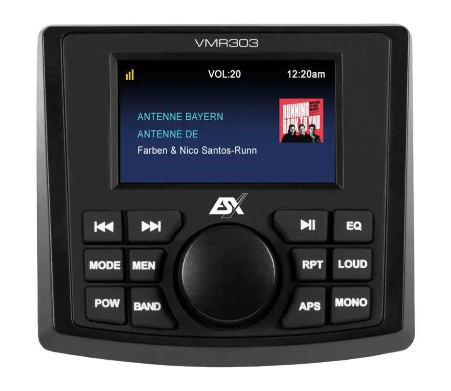 ESX VISION Headunit Marine Radio VMR303 Letzte Chance