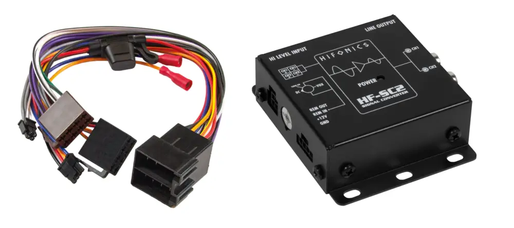 HIFONICS 2CH High to Low Level Converter HF-SC2-ISO (mit EPS) Neue Ware
