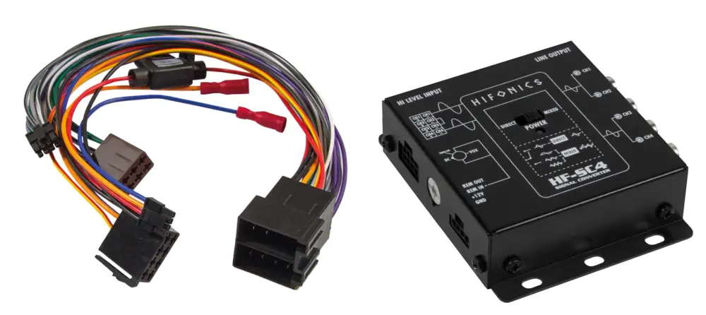 HIFONICS 4CH High to Low Level Converter HF-SC4-ISO (mit EPS) Sofort Bestellen