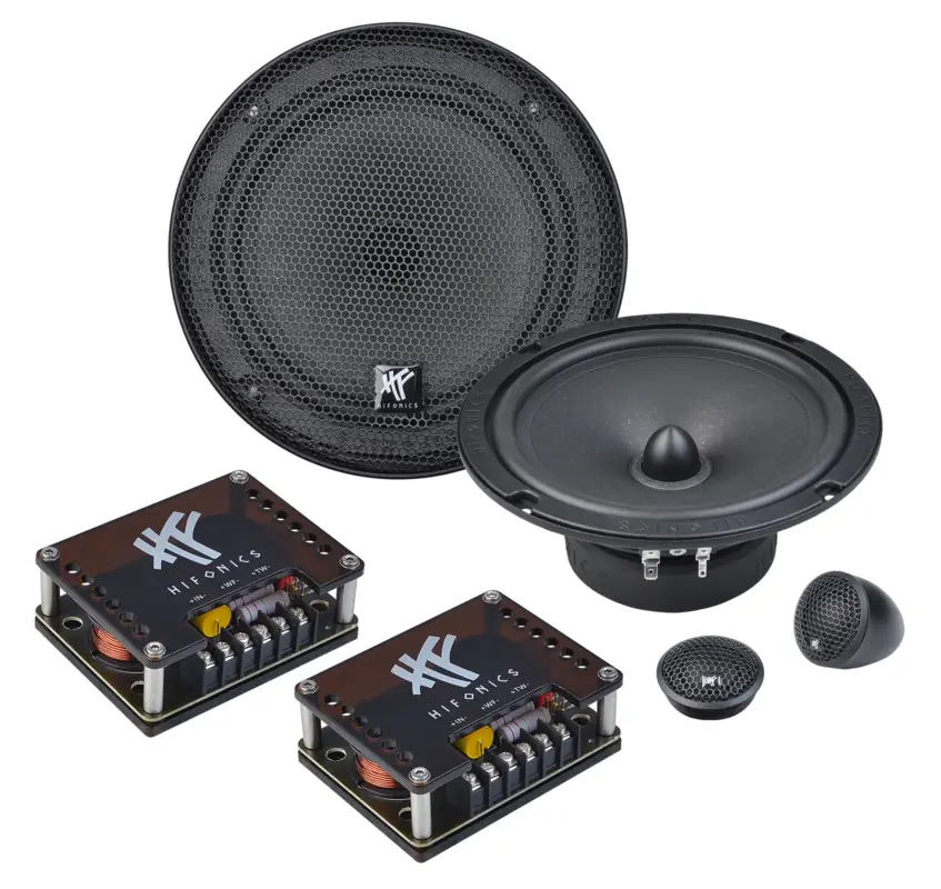 Ausverkauf HIFONICS TITAN 2-Wege Kompo Lautsprecher Auto Boxen Set 16,5 cm TRX6.2C