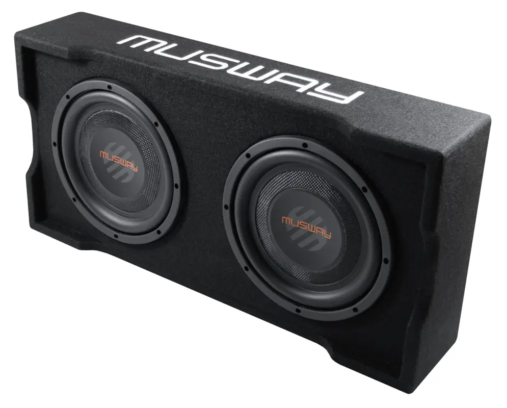 MUSWAY Gehäusesub Subwoofer Bass Hifi MF210Q-2 (passiv) Neu Im Sortiment