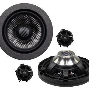 Markenware MUSWAY Kompo-Kit Lautsprecher Auto Boxen Set 10 cm CSM-206C