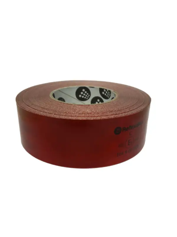 Abverkauf Konturmarkierung Festaufbauten Konturmarkierung Reflexband ECE 104 rot 50m