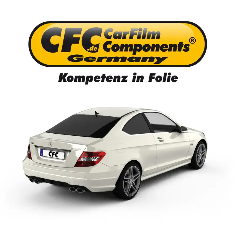 Zertifiziert CFC Tönungsfolie KFZ-spezifisch 3D vorgeformt für Mercedes C-Klasse 2 (CL203) Coupe 03/01-'06