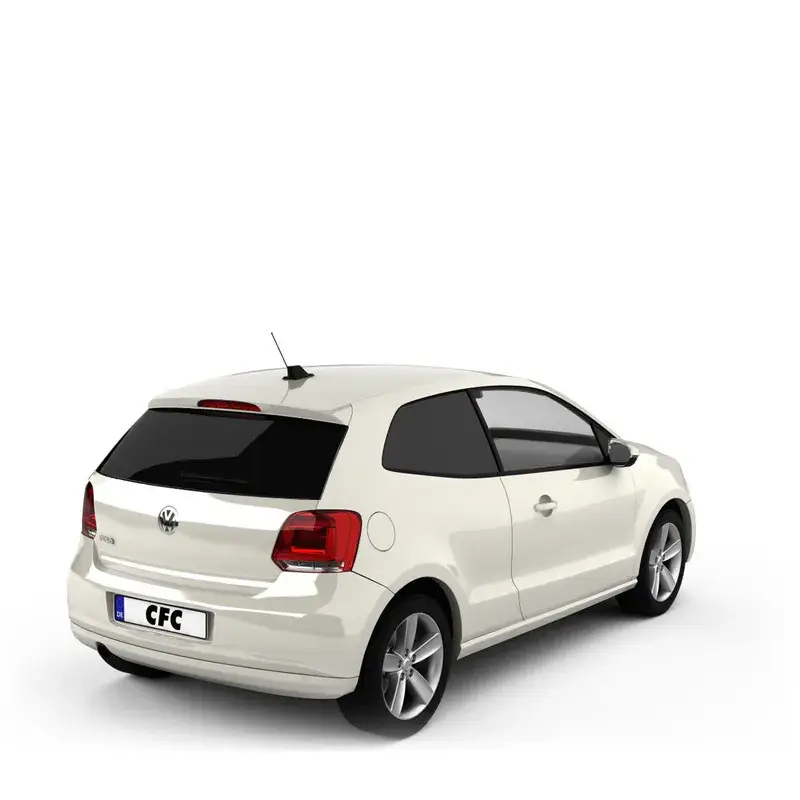 CFC Tönungsfolie KFZ-spezifisch 2D in Streifen für VW Polo 4 (9N) 3-türig 11/01-03/05 Preisknaller