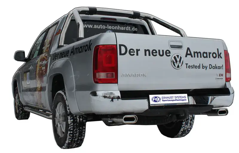 Fox VW Amarok 4x4 Endschalldämpfer Ausgang rechts/links - 160x80 Typ 53 rechts/links Kracherpreis