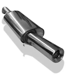 Preis Gesenkt Fox VW Corrado G60 Endschalldämpfer Ø55mm - 1x90 Typ 13