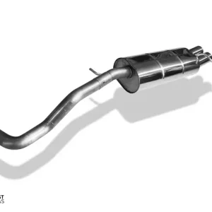 Fox VW Golf IV Endschalldämpfer - 2x76 Typ 13 Sichere Zahlung