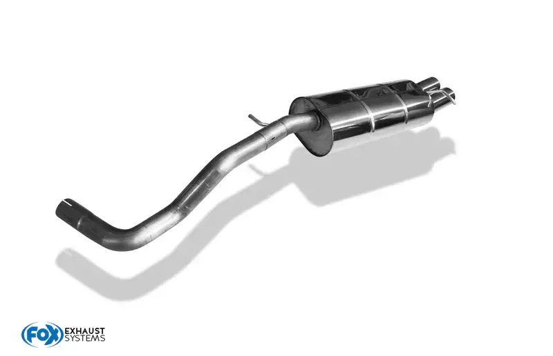 Fox VW Golf IV Endschalldämpfer - 2x76 Typ 13 Sichere Zahlung