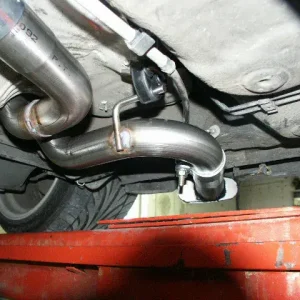 Fox VW Golf IV 3-türig Endschalldämpfer Side Pipe - 135x80 Typ 50 Ausgang auf Fahrerseite Schnäppchen