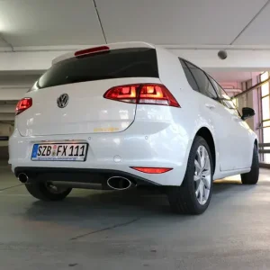 Aktuell Fox VW Golf VII - mit starrer Hinterachse Endschalldämpfer rechts/links - 160x90 Typ 38 rechts/links