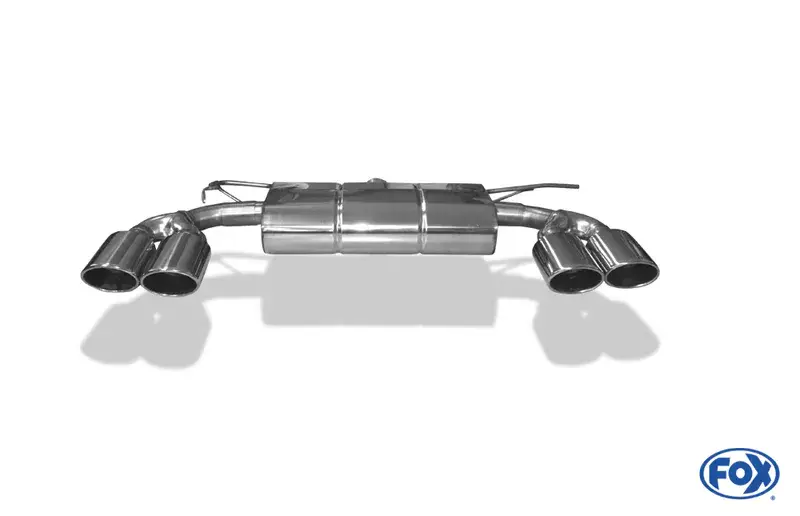 Fox VW Golf VII R - 4-Motion Endschalldämpfer rechts/links - 2x115x85 Typ 44 rechts/links Begrenztes Angebot