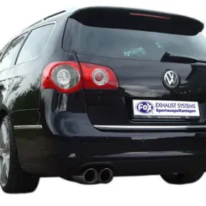 Fox VW Passat 3C/ 3C CC Endschalldämpfer Ø63,5mm - 2x90 Typ 17 Neu