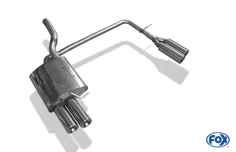 Geprüft Fox VW Passat 3C/ 3C CC Endschalldämpfer Ausgang rechts/links - 2x90 Typ 13 rechts/links