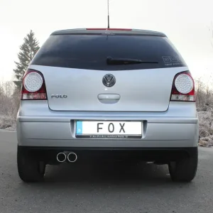 Fox VW Polo 9N Endschalldämpfer - 2x70 Typ 13 Angebot