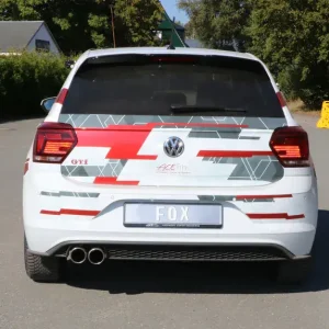 Fox VW Polo AW1 GTI Endschalldämpfer - 2x90 Typ 16 Schneller Versand