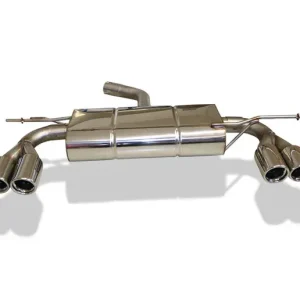 Günstig Fox VW Scirocco - 13 Endschalldämpfer Ausgang rechts/links Ø55mm - 2x76 Typ 17 rechts/links