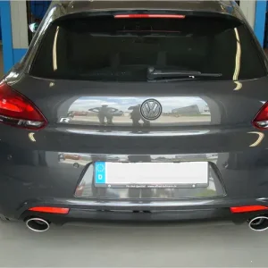 Fox VW Scirocco R - 13 Endschalldämpfer Ausgang rechts/links - 115x85 Typ 32 rechts/links Neu