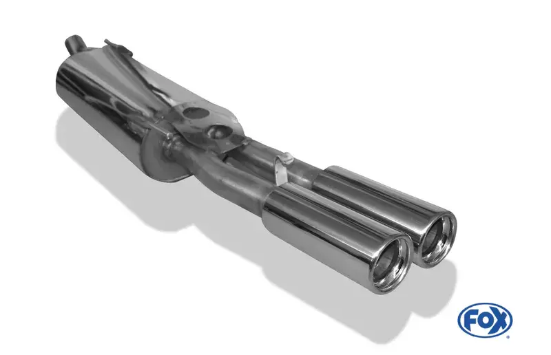 Preisknaller Fox VW Vento Endschalldämpfer - 2x76 Typ 13