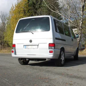 Bestpreis Fox VW T4 - Frontantrieb - Bus/ Transporter/ Multivan/ Caravelle Endschalldämpfer - 2x63 Typ 28