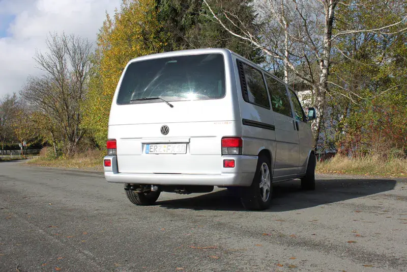 Bestpreis Fox VW T4 - Frontantrieb - Bus/ Transporter/ Multivan/ Caravelle Endschalldämpfer - 2x63 Typ 28