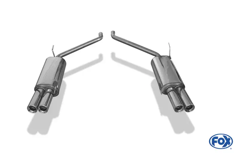 Direktkauf Fox VW Bus T4 Endschalldämpfer rechts/links - 2x80 Typ 13 rechts/links