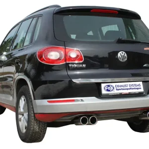 Fox VW Tiguan 5N - 4motion Endschalldämpfer Ausgang rechts/links - 2x90 Typ 12 rechts/links Bestpreis