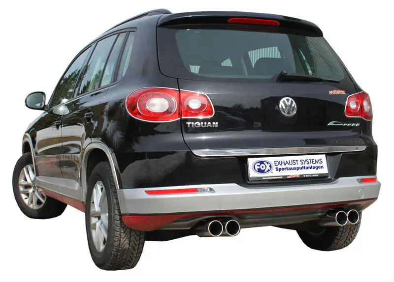 Fox VW Tiguan 5N - 4motion Endschalldämpfer Ausgang rechts/links - 2x90 Typ 12 rechts/links Bestpreis