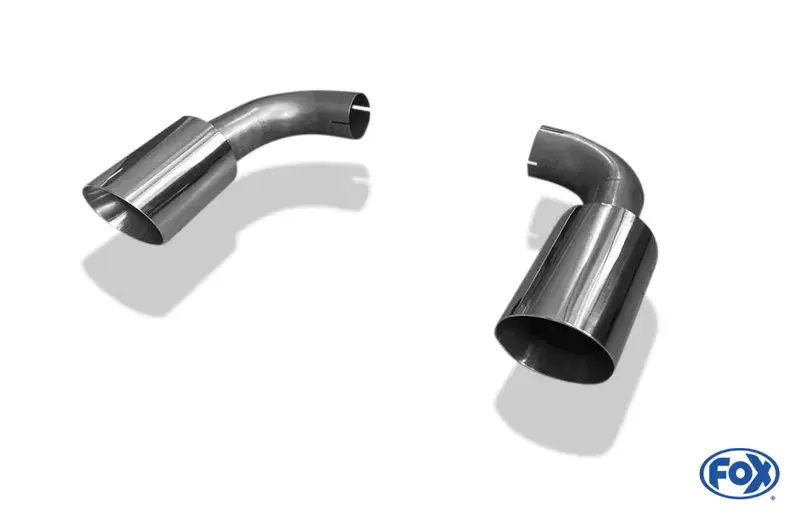 Sichere Zahlung Fox VW Touareg Typ 7P Endrohrpaar zum Anstecken für den originalen Endschalldämpfer - 1x114 Typ 25 rechts/links