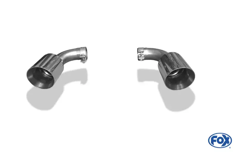 Beliebt Fox VW Touareg Typ 7P Endrohrpaar zum Anstecken für den originalen Endschalldämpfer - 1x125 Typ 25 rechts/links