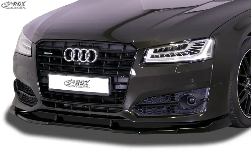 RDX Frontspoiler VARIO-X für AUDI A8 D4/4H S-Line, S8, Sport-Edition (2013+) Frontlippe Front Ansatz Vorne Spoilerlippe Direkt Vom Hersteller