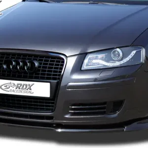 RDX Frontspoiler VARIO-X für AUDI A3 8P 2005-2008 (3türig + Sportback) Frontlippe Front Ansatz Vorne Spoilerlippe Preiswert
