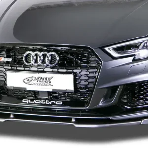Jetzt Kaufen RDX Frontspoiler VARIO-X für AUDI RS3 8V 2017+ Frontlippe Front Ansatz Vorne Spoilerlippe