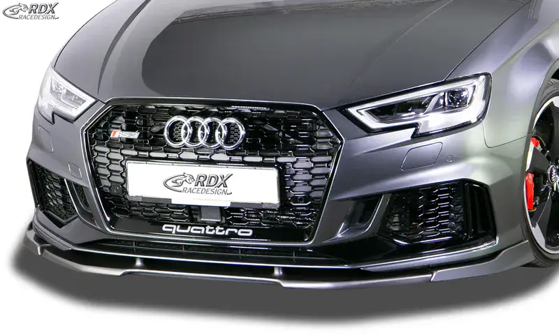 Jetzt Kaufen RDX Frontspoiler VARIO-X für AUDI RS3 8V 2017+ Frontlippe Front Ansatz Vorne Spoilerlippe