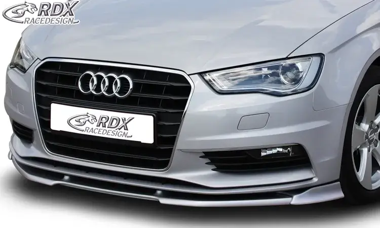 Geprüft RDX Frontspoiler VARIO-X für AUDI A3 8V, 8VA Sportback, 8VS Limousine, 8V7 Cabrio Frontlippe Front Ansatz Vorne Spoilerlippe