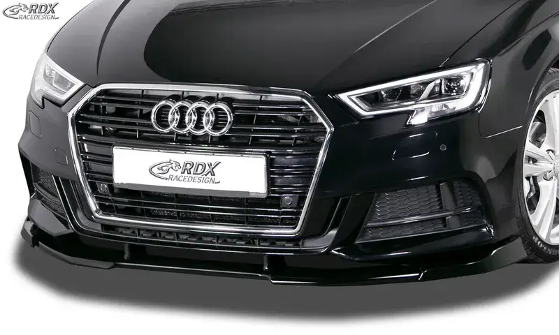 RDX Frontspoiler VARIO-X für AUDI A3 8V, 8VA Sportback, 8VS Limousine, 8V7 Cabrio S-Line & S3 (Facelift 2016+) Frontlippe Front Ansatz Vorne Spoilerlippe Preis Gesenkt
