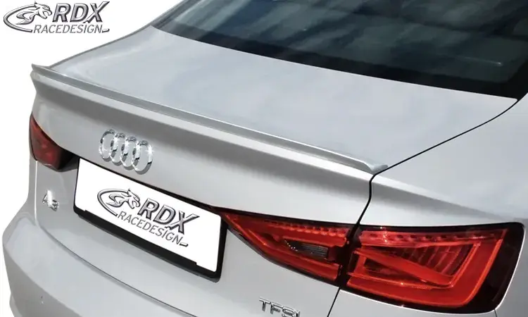Must-Have RDX Hecklippe für AUDI A3 8VS Limousine , 8V7 Cabrio Heckklappenspoiler Heckspoiler