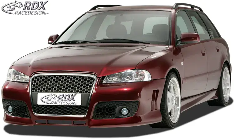 Sichere Zahlung RDX Motorhaubenverlängerung für AUDI A4 B5 "SingleFrame" Böser Blick