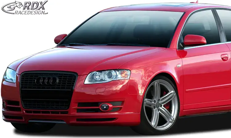 RDX Frontspoiler für AUDI A4 B7 (incl. B7 8H Cabrio) Frontlippe Front Ansatz Spoilerlippe Garantierte Lieferung