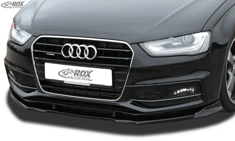 Neu Im Sortiment RDX Frontspoiler VARIO-X für AUDI A4 B8 Facelift 2011+ (S-Line- bzw. S4-Frontstoßstange) Frontlippe Front Ansatz Vorne Spoilerlippe