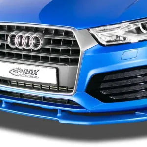 RDX Frontspoiler VARIO-X für AUDI Q3 8U S-Line (2014-2018) Frontlippe Front Ansatz Vorne Spoilerlippe Mega-Angebot