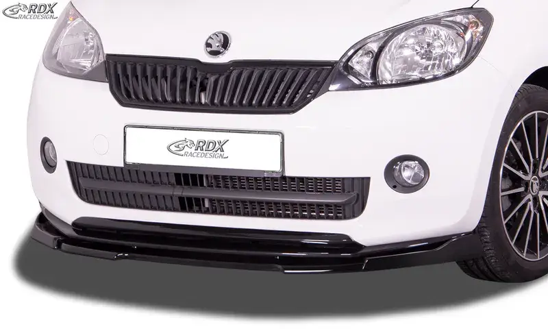 RDX Frontspoiler VARIO-X für SKODA Citigo (2011-2017, auch für Monte Carlo) Frontlippe Front Ansatz Vorne Spoilerlippe Garantierte Lieferung