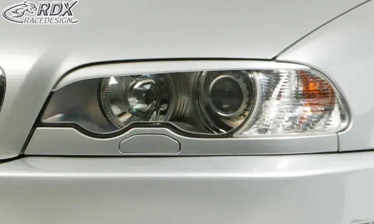 RDX Scheinwerferblenden für BMW E46 Coupe / Cabrio (-2003) Böser Blick Preisknaller
