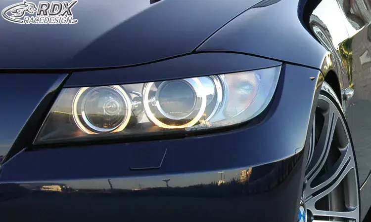 Sichere Zahlung RDX Scheinwerferblenden für BMW E90 / E91 Böser Blick